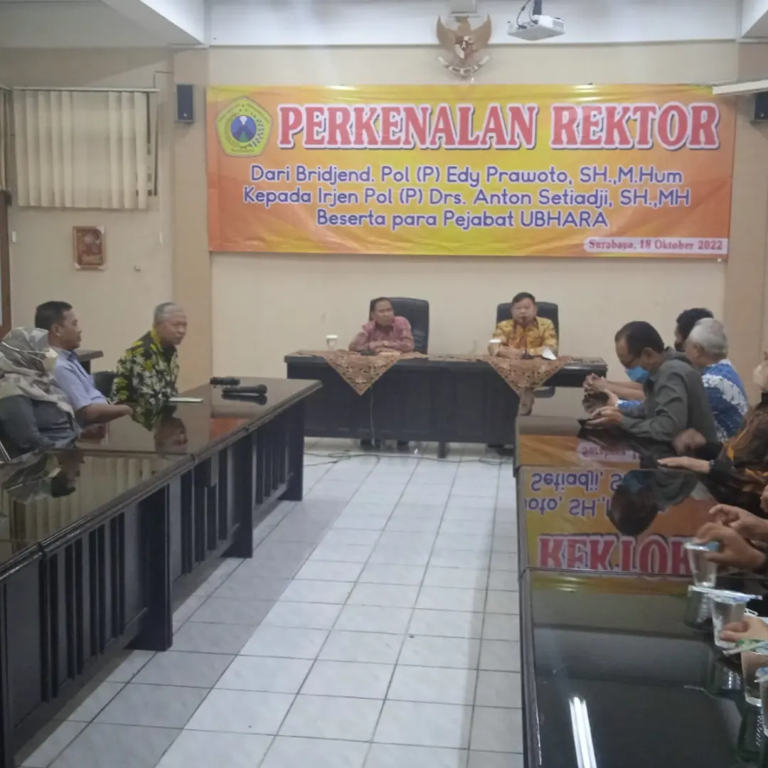 Perkenalan Rektor Baru Universitas Bhayangkara Surabaya