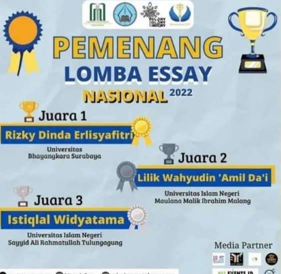 Mahasiswa Ubhara Surabaya Raih Juara 1 Lomba Essay Nasional 2022