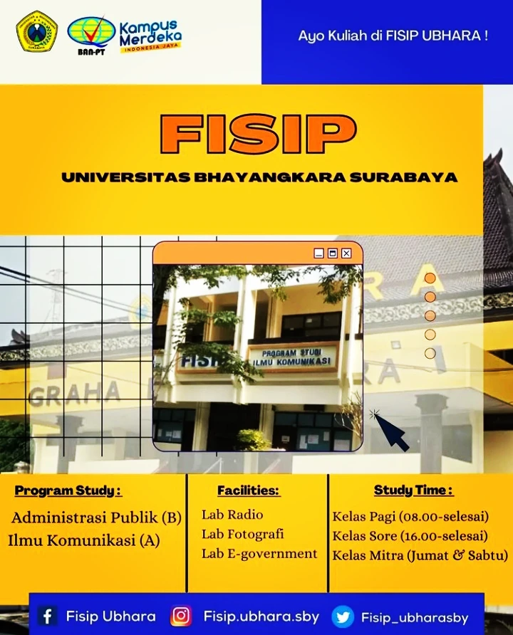 Yuk, Gabung Jadi Bagian dari FISIP Ubhara Surabaya! 🤩