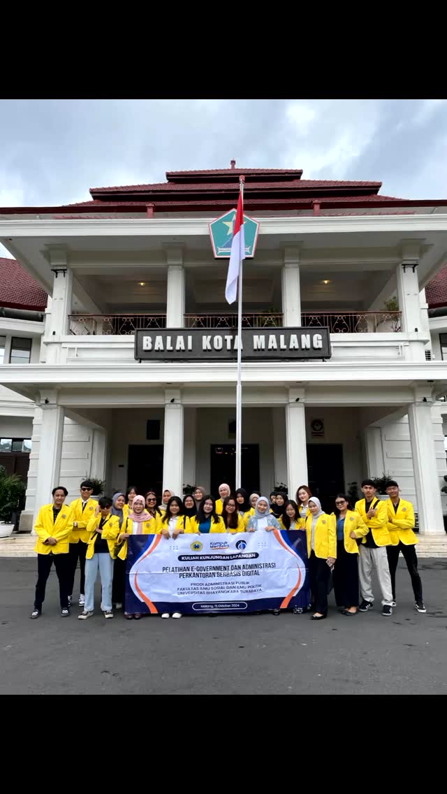Kuliah lapangan prodi administrasi publik fisip Ubhara surabaya