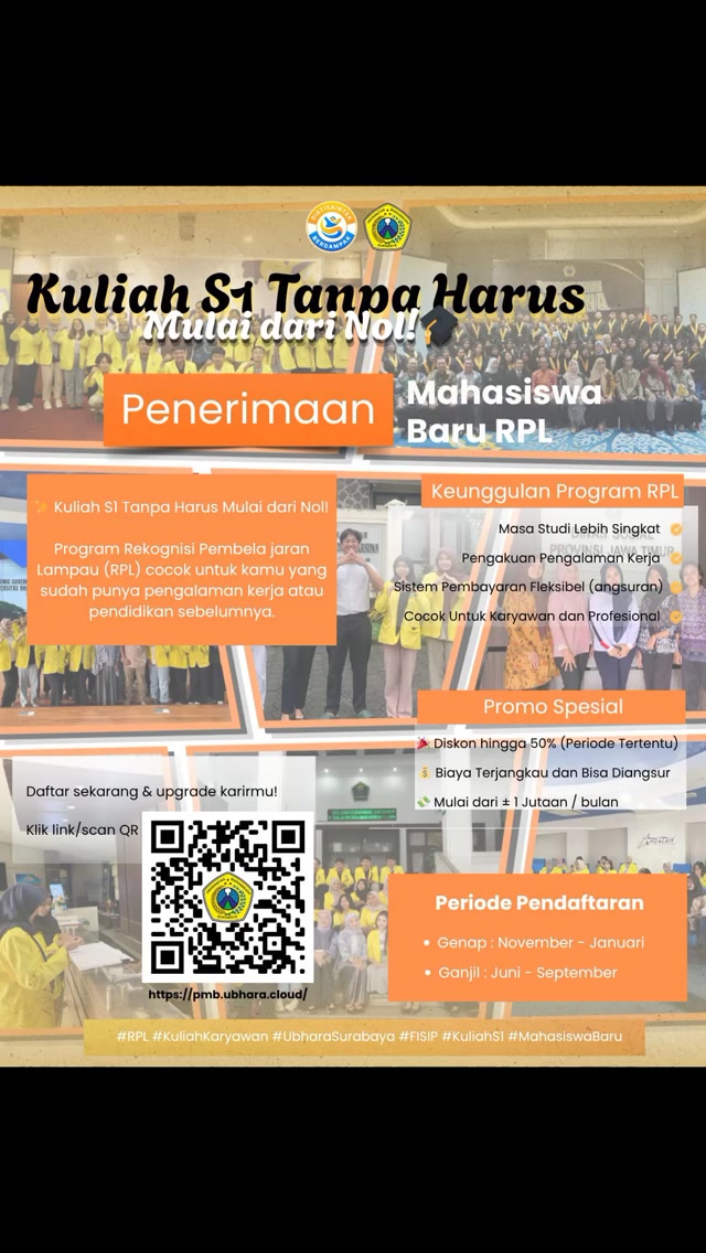 Kuliah S1 Tanpa Harus Mulai dari Nol! Mau lanjut kuliah S1 tapi sudah punya pengalaman kerja?
