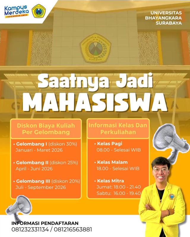 SAATNYA JADI MAHASISWA FISIP UBHARA!!!