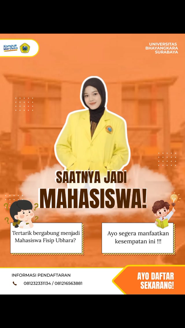 Yuk, Gabung Jadi Bagian dari FISIP Ubhara Surabaya