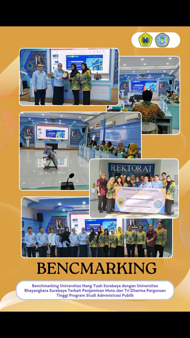 enchmarking Universitas Bhayangkara Surabaya dengan Universitas Hang Tuah