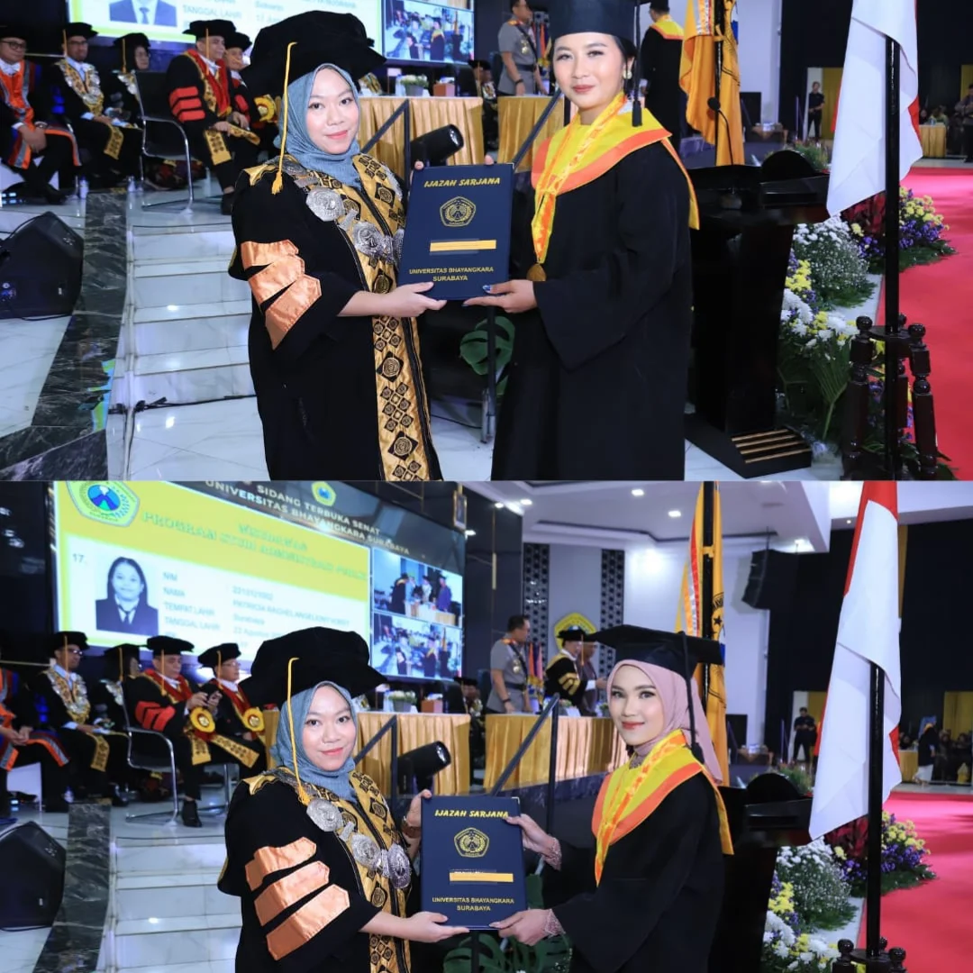 Selamat! Dua Wisudawan Terbaik FISIP Ubhara Surabaya