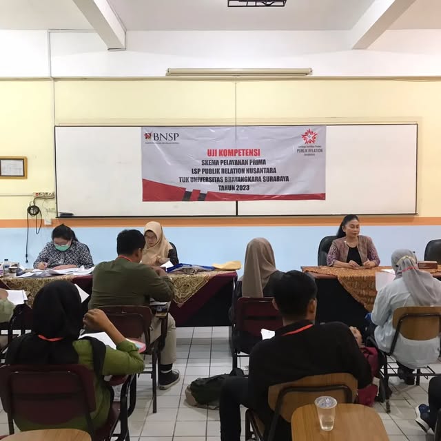 FISIP UBHARA Surabaya Gelar Uji Kompetensi Bersama LSP Public Relation Nusantara
