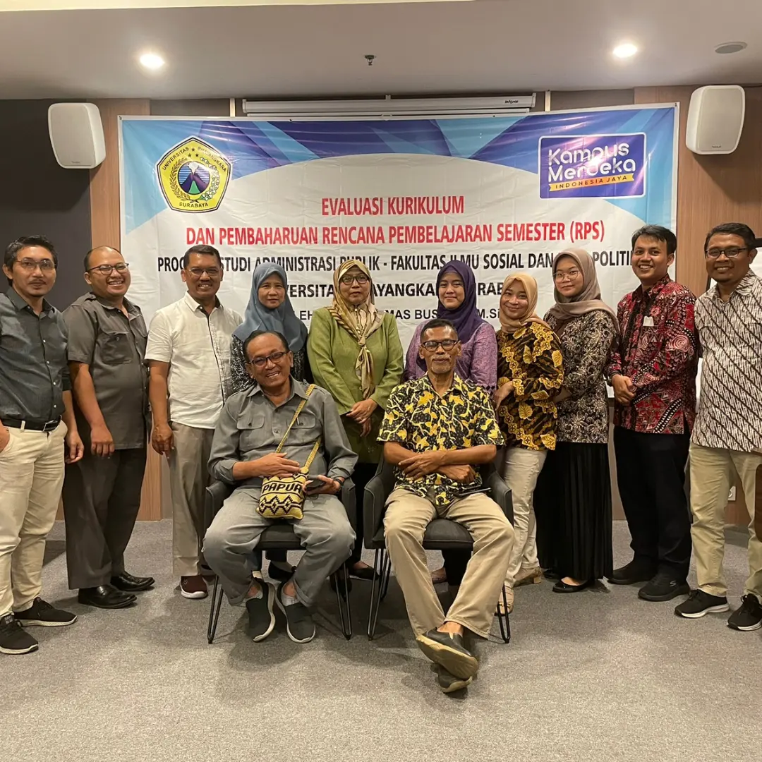 Evaluasi Kurikulum Prodi Administrasi Publik FISIP UBHARA Surabaya Digelar di Bess Mansion Hotel