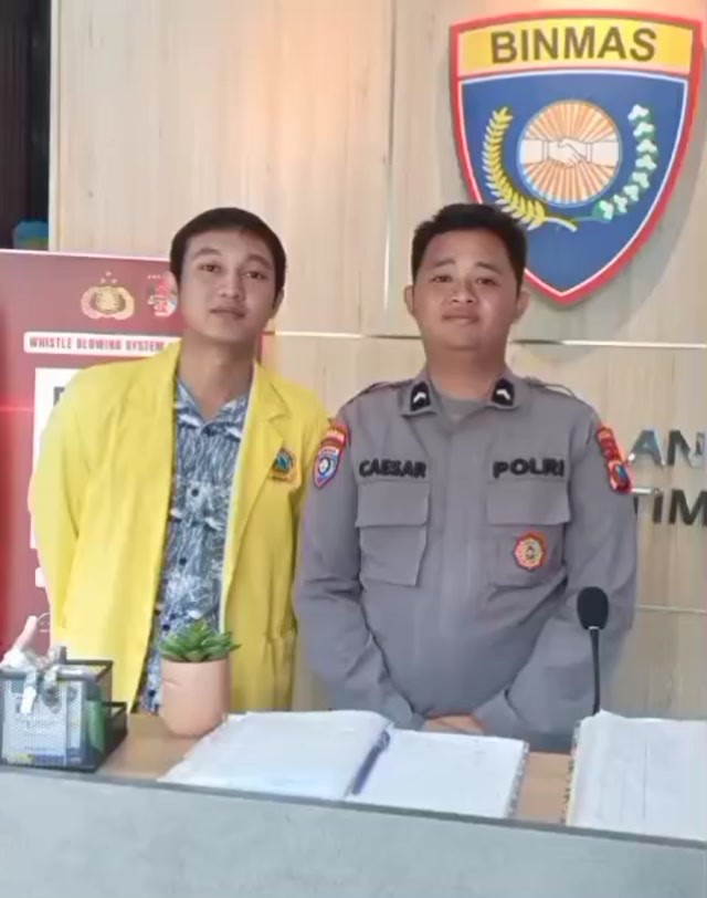 Mahasiswa Administrasi Publik Ubhara Jalani Magang di Ditbinmas Polda Jatim