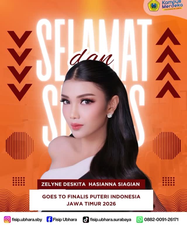 Alumni FISIP UBHARA Surabaya Siap Berlaga di Puteri Indonesia Jawa Timur 2026