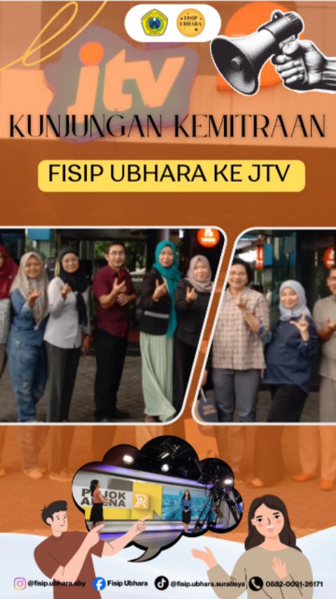 FISIP UBHARA Surabaya Perluas Kerjasama dengan JTV