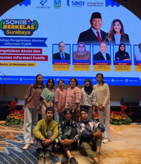 Mahasiswa Ilmu Komunikasi FISIP UBHARA Surabaya Ikuti Workshop Sohib Berkelas Kemkomdigi