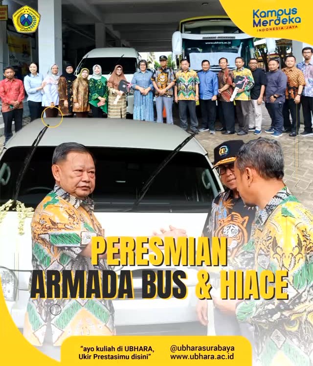 Selamat dan Sukses atas Peresmian Armada Bus & Hiace Ubhara Surabaya