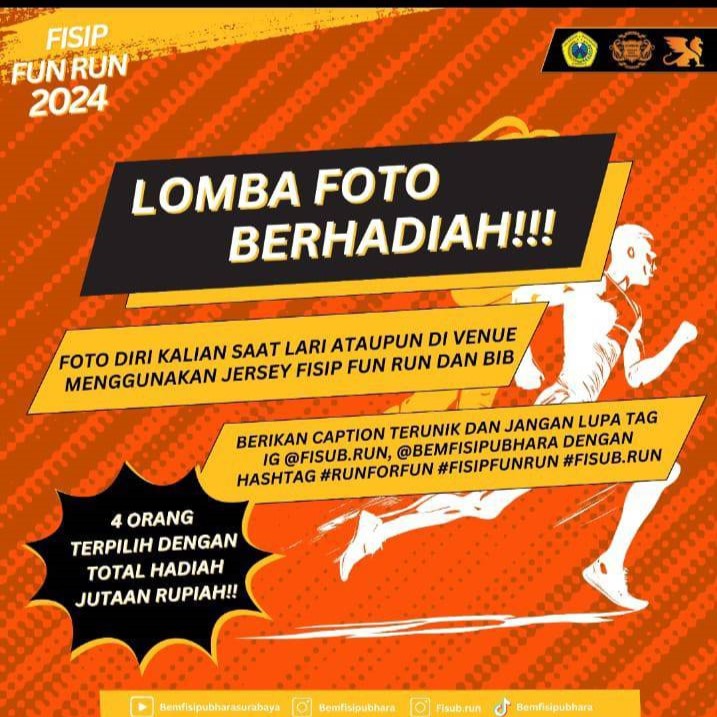 FISIP Fun Run Berhadiah Jutaan Rupiah