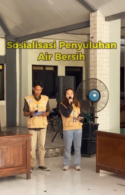 KKN Ubhara Edukasi Masyarakat tentang Air Bersih dan Pemilahan Sampah