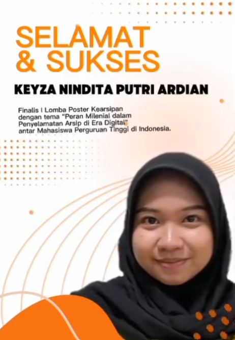Mahasiswi FISIP UBHARA Surabaya Raih Finalis I Lomba Poster Kearsipan Nasional