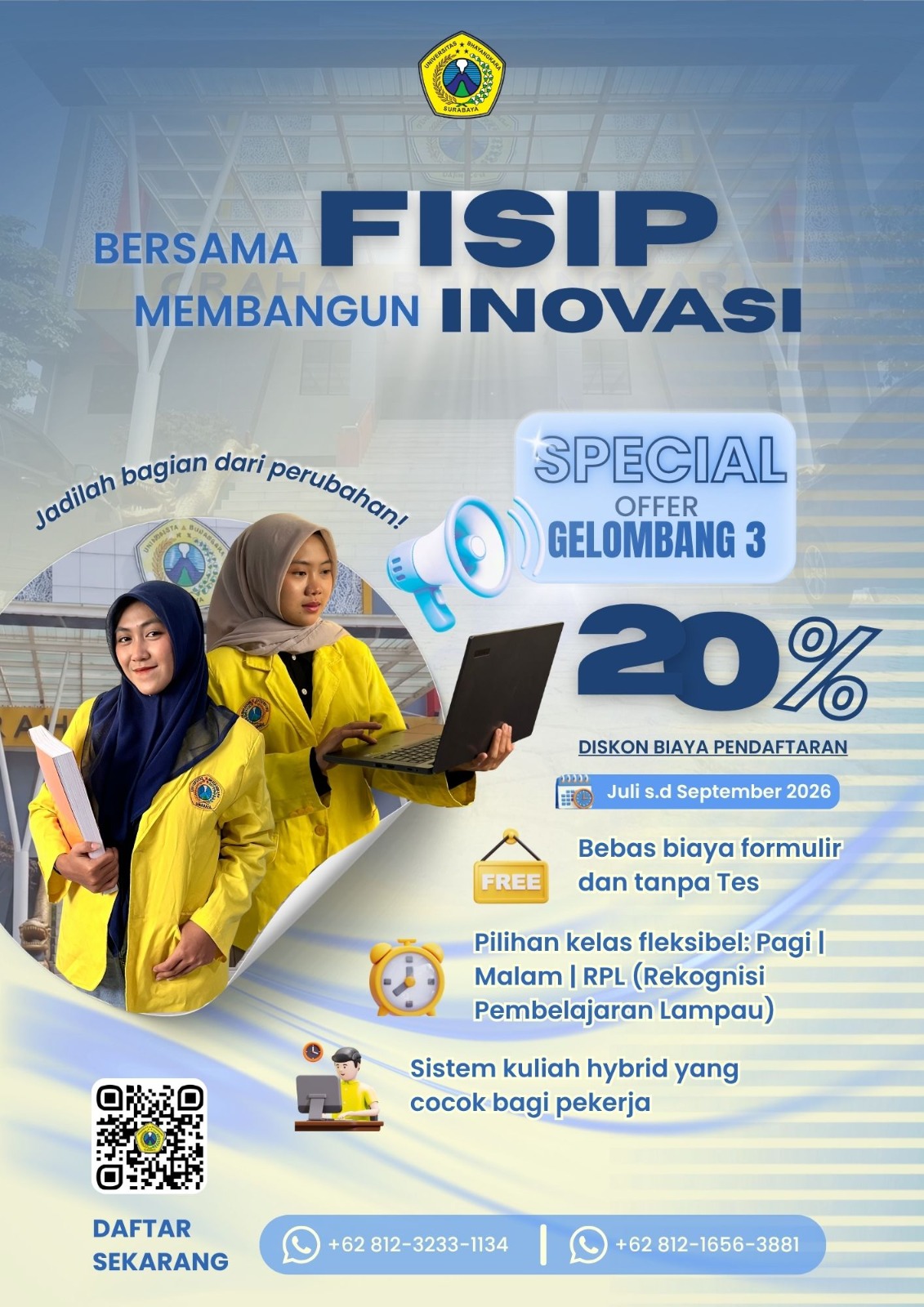 Tertarik bergabung menjadi Mahasiswa Fisip Ubhara?
