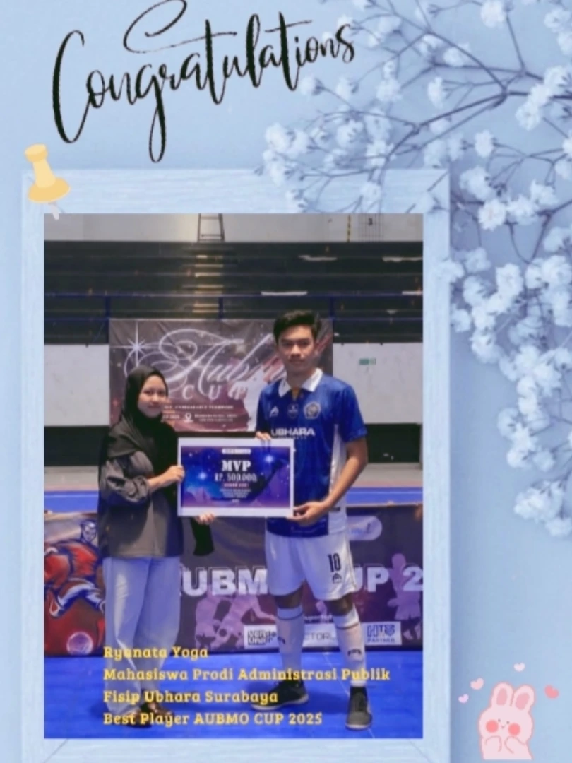 Mahasiswa Administrasi Publik Raih Predikat Best Player AUBMO Cup 2025