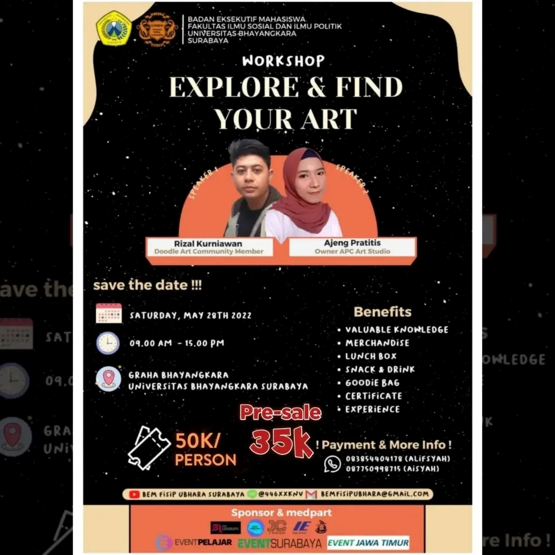 BEM [BEM FISIP UBHARA SURABAYA] ART WORKSHOP 2022