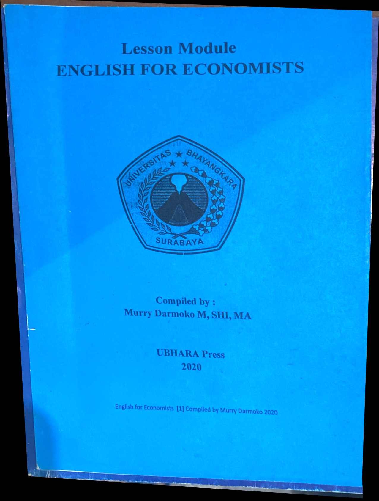 Lesson Module ENGLISH FOR ECONOMISTS